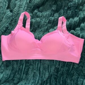 Pink Wireless Padded Comfort Bra
